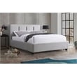 Lexicon Aitana Fabric Upholstered Full Platform Bed in Gray