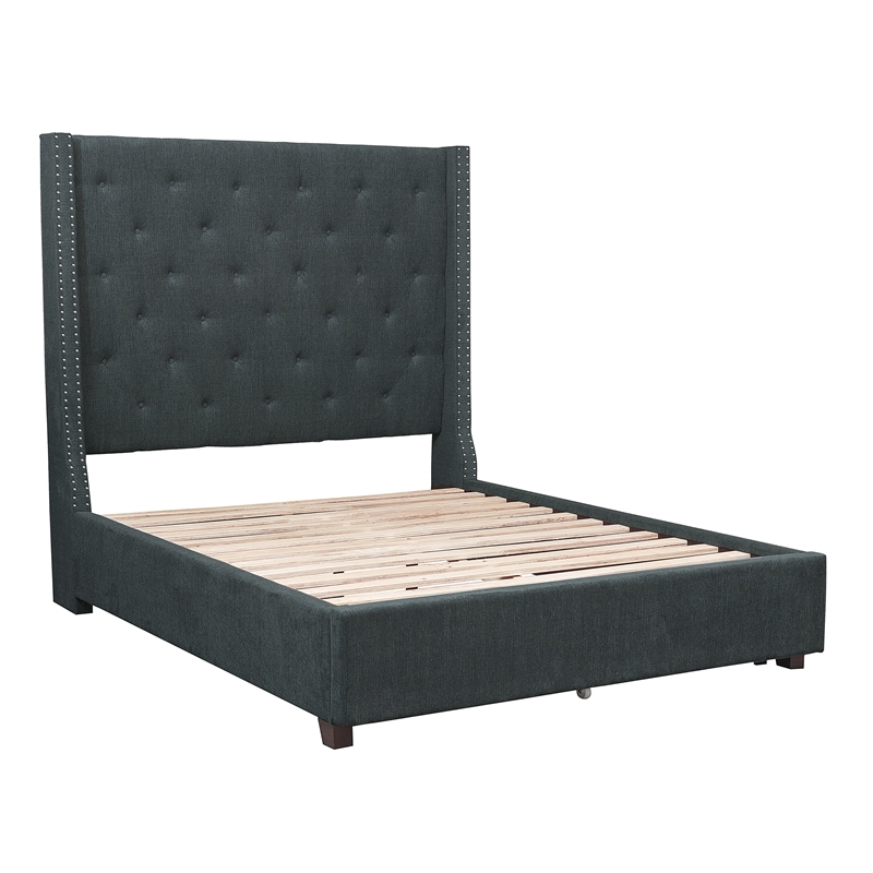 Lexicon Fairbon California King Bed in Gray
