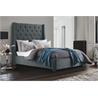 Lexicon Fairbon Eastern King Bed in Gray