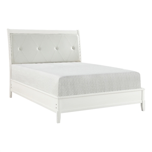 lexicon cotterill sleigh bed in antique white