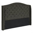 Lexicon Bryndle Pine Wood California King Headboard in Charcoal