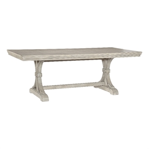 lexicon fallon wood dining room table in weathered beige