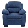 Lexicon Holleman Fabric Upholstered Chair in Blue Color