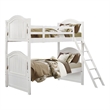Lexicon Traditional Wood and MDF Board Twin/Twin Bunk Bed in White