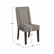 Lexicon Kavanaugh Asian Hardwood Dining Room Side Chair in Espresso (Set of 2)