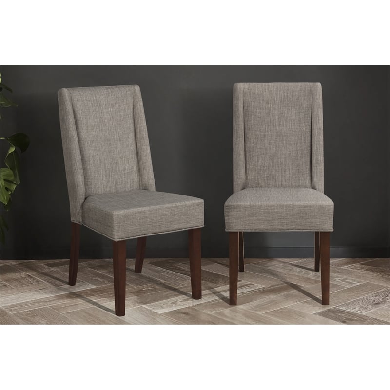 Lexicon Kavanaugh Asian Hardwood Dining Room Side Chair in Espresso (Set of 2)