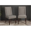 Lexicon Kavanaugh Asian Hardwood Dining Room Side Chair in Espresso (Set of 2)