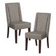 Lexicon Kavanaugh Asian Hardwood Dining Room Side Chair in Espresso (Set of 2)