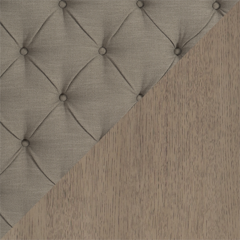 Lexicon Traditional Wood Dining Room Arm Chair in Gray Cashmere (Set of 2)