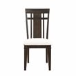 Lexicon Makah Asian Hardwood Dining Room Side Chair in Dark Brown (Set of 2)