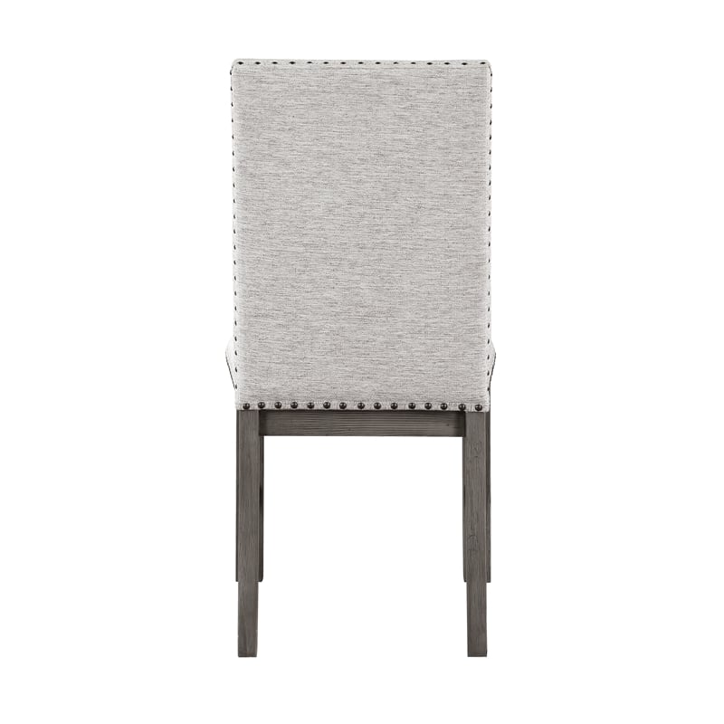 Lexicon Traditional Wood Dining Room Side Chair in Gray (Set of 2)