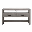 Lexicon Traditional Wood and MDF Board Dining Room Server in Gray
