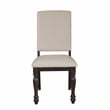 Lexicon Transitional Wood Dining Room Side Chair in Grayish Brown (Set of 2)