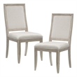 Lexicon Mckewen Contemporary Wood Dining Room Side Chair in Gray (Set of 2)