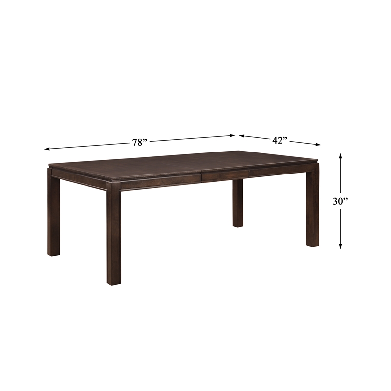 Lexicon Kavanaugh 5-Piece Contemporary Wood and MDF Board Dining Set in Espresso