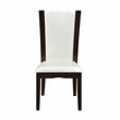 Lexicon Wood and Faux Leather Dining Room Side Chair in Espresso (Set of 2)