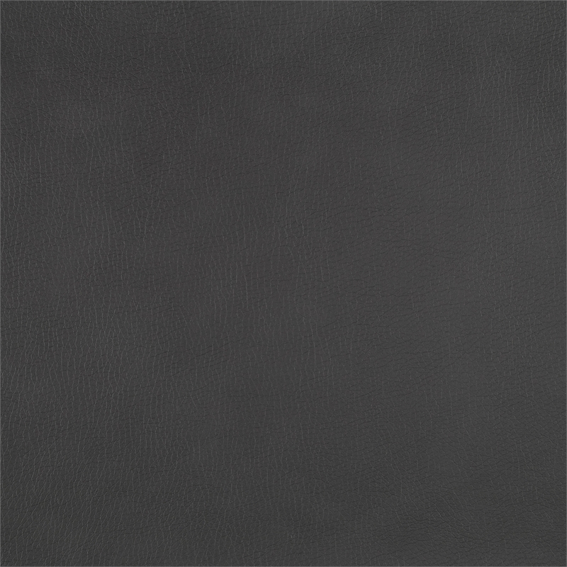 Lexicon Berenson Faux Leather Upholstered Push Back Recliner in Gray Color