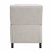 Lexicon Banks Fabric Upholstered Push Back Recliner in Sand Color