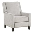 Lexicon Banks Fabric Upholstered Push Back Recliner in Sand Color