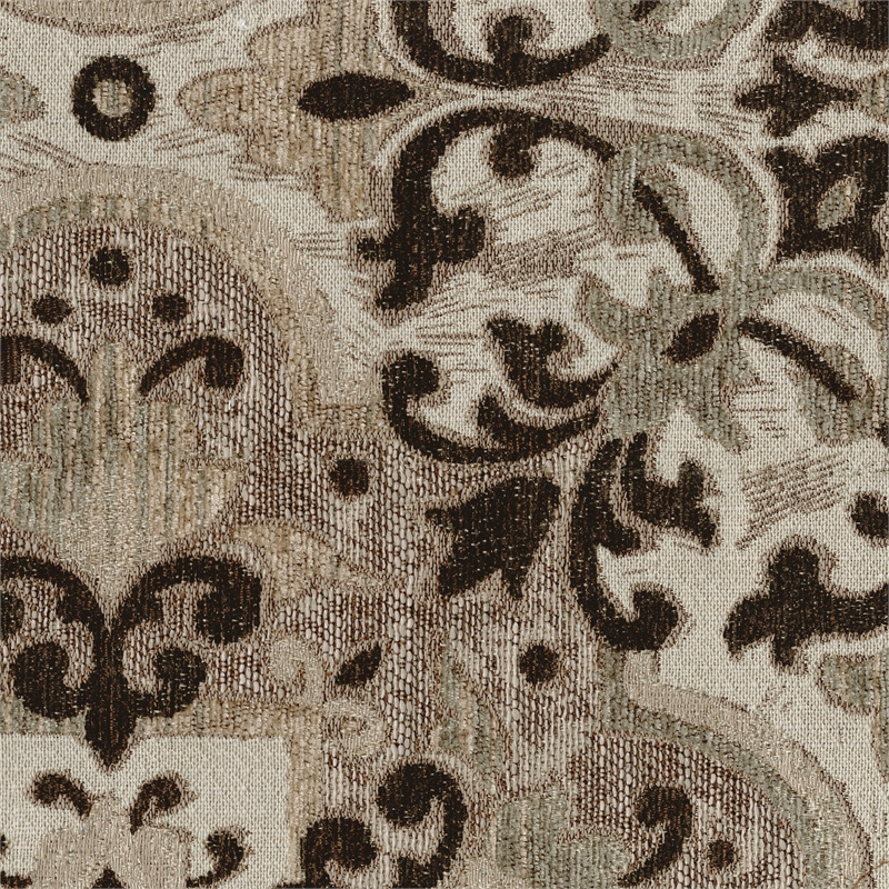 Lexicon Milford Breathable Faux Leather Upholstered Chair in Brown