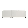 Lexicon Zayden 2-Piece Plywood and Fabric Sectional with Right Chaise in Ivory