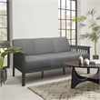 Lexicon Lewiston Textured Fabric 2-Piece Upholstered Sofa Set in Gray