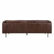 Lexicon Soren Leather 2-Piece Upholstered Sofa Set in Brown