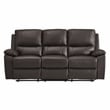 Lexicon Dawson Faux leather 2-Piece Manual Reclining Sofa Set in Brown
