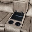Lexicon Bastrop Microfiber 2-Piece Manual Reclining Sofa Set in Brown