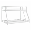 Lexicon Jovie Twin over Full Metal Bunk Bed in White
