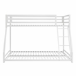 Lexicon Jovie Twin over Full Metal Bunk Bed in White