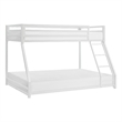 Lexicon Jovie Twin over Full Metal Bunk Bed in White
