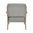 Lexicon Ollen Fabric Upholstered Accent Chair in Brownish Gray