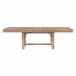 Lexicon Aberdeen 5-Piece Wood and Fabric Dining Set in Light Oak/ Beige