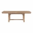 Lexicon Aberdeen 5-Piece Wood and Fabric Dining Set in Light Oak/ Beige