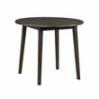 Lexicon Rutland 5-Piece Wood and Faux Leather Dining Set in Black