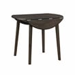Lexicon Rutland 5-Piece Wood and Faux Leather Dining Set in Black