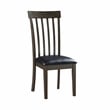 Lexicon Rutland 5-Piece Wood and Faux Leather Dining Set in Black