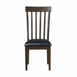 Lexicon Rutland 5-Piece Wood and Faux Leather Dining Set in Black