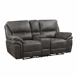 Lexicon Proctor 2-Piece Microfiber Power Reclining Sofa Set in Gray