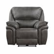 Lexicon Proctor Microfiber Power Reclining Chair in Gray