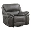 Lexicon Proctor Microfiber Power Reclining Chair in Gray