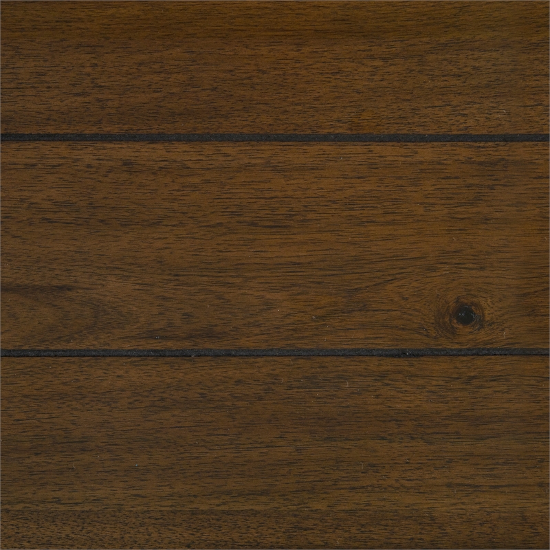 Lexicon Tigard 5-Piece Wood and Fabric Counter Height Dining Set in Cherry