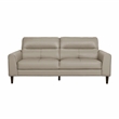 Lexicon Lewes Leather Match Sofa in Latte