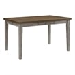 Lexicon Tigard Wood Counter Height Table in Cherry and Gray
