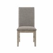 Lexicon Southlake Wood and Fabric Dining Chairs in Brownish Gray (Set of 2)