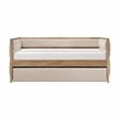 Lexicon Roseburg Boucle Upholstered Daybed with Trundle in Beige