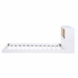 Lexicon Asker Wood Twin Bookcase Bed in 2-Tone Finish (White and Natural)