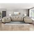 Lexicon Silverthorne Chenille Living Room Loveseat in Light Brown