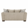 Lexicon Silverthorne Chenille Living Room Loveseat in Light Brown
